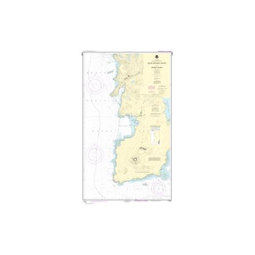 Carte marine NOAA - 17325 - Côtes sud et ouest de l'île Kruzof