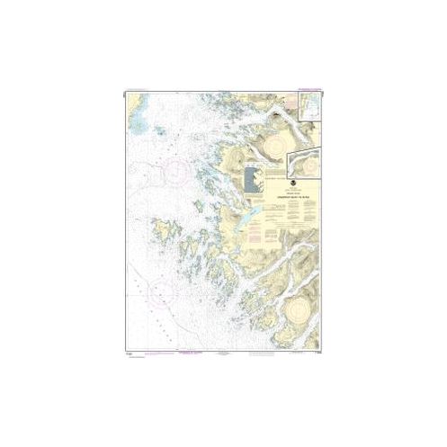 Carte marine NOAA - 17326 - De Crawfish Inlet à Sitka - Anse Sawmill