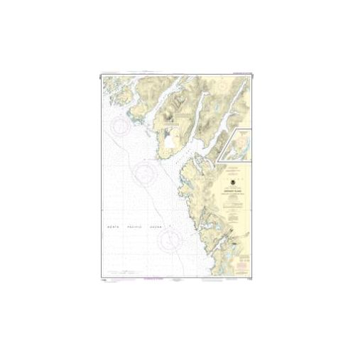 Carte marine NOAA - 17328 - Île Baranof - Baie Snipe à Crawfish Inlet