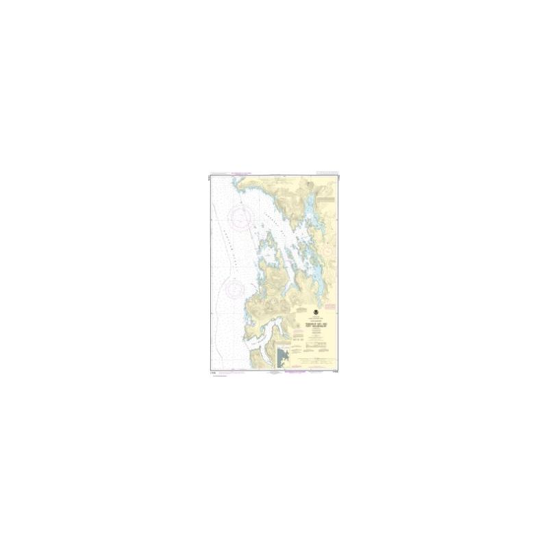 Nautical chart NOAA - 17376 - Tebenkof Bay and Port Malmesbury