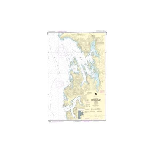 Carte marine NOAA - 17376 - Baie de Tebenkof et Port Malmesbury