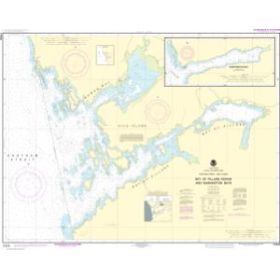 Carte marine NOAA - 17370 - Baie des Piliers - Baie Rowan et Baies Washington - Baie Washington