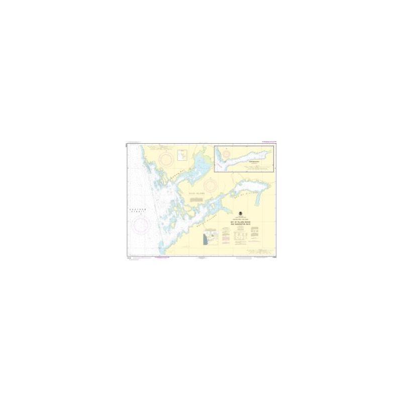 Nautical chart NOAA - 17370 - Bay of Pillars-Rowan Bay and Washington Bays - Washington Bay