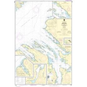 Nautical chart NOAA - 17368 - Keku Strait-Northern Part including Saginaw and - Security Bays and Port Camden - Kake Inset
