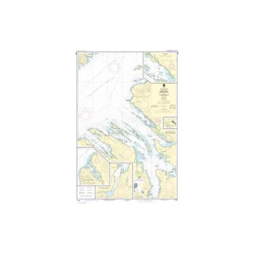 Nautical chart NOAA - 17368 - Keku Strait-Northern Part including Saginaw and - Security Bays and Port Camden - Kake Inset