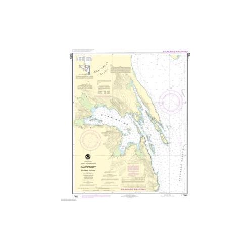 Carte marine NOAA - 17362 - Baie Gambier - Passage Stephens