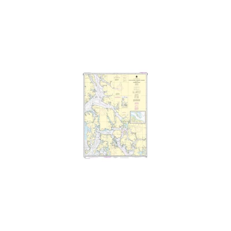 Nautical chart NOAA - 17360 - Etolin Island to Midway Islands including Sumner Strait - Holkham Bay - Big Castle Island