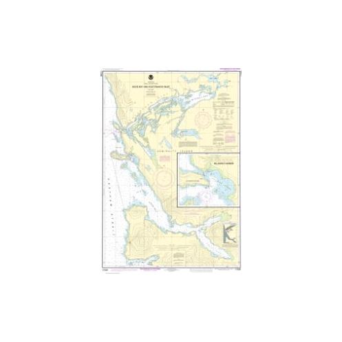 Nautical chart NOAA - 17339 - Baie Hood et anse Kootznahoo - Détroit de Chatham - Port de Killisnoo