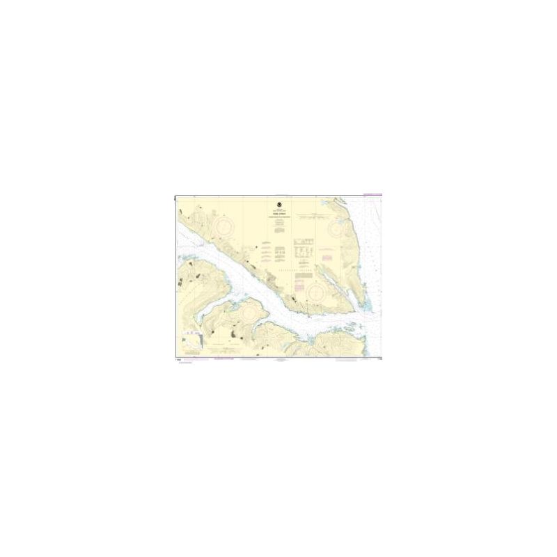 Carte marine NOAA - 17338 - Détroit de Peril - Détroit de Hoonah - Détroit de Chatham