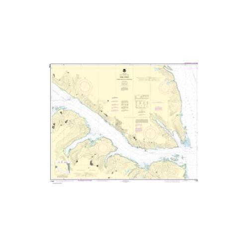Carte marine NOAA - 17338 - Détroit de Peril - Détroit de Hoonah - Détroit de Chatham