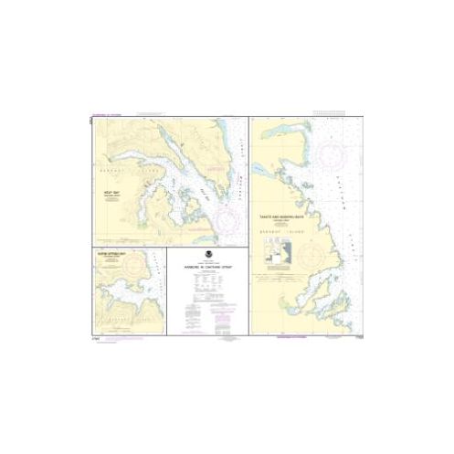 Nautical chart NOAA - 17337 - Ports du détroit de Chatham - Baie Kelp - Baie Warm Spring - Baies Takatz et Kasnyku