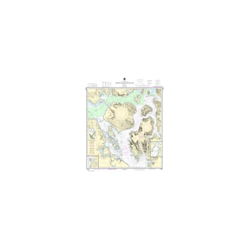 Nautical chart NOAA - 17382 - Zarembo Island and Approaches - Steamer Bay - Burnett Inlet-Etolin Island