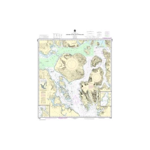 Nautical chart NOAA - 17382 - Zarembo Island and Approaches - Steamer Bay - Burnett Inlet-Etolin Island