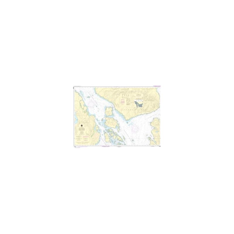 Carte marine NOAA - 17383 - Passage Snow - Du récif Key à Pt. Colpoys