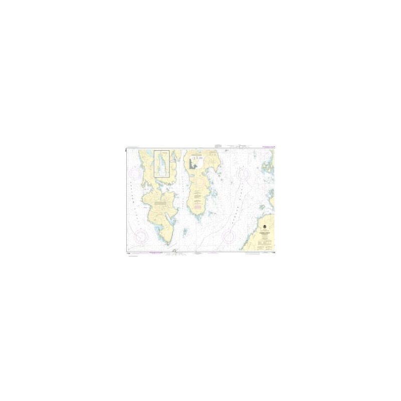 Nautical chart NOAA - 17386 - Sumner Strait-Southern Part