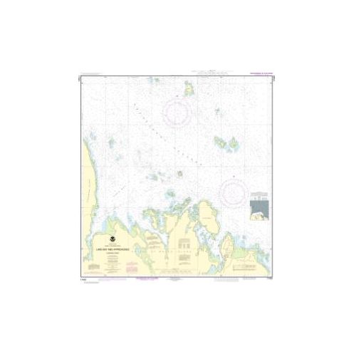 Carte marine NOAA - 17401 - Baie du Lac et ses abords - Détroit de Clarence