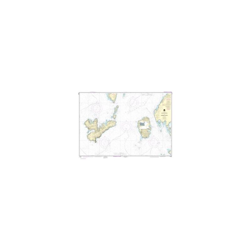 Nautical chart NOAA - 17402 - Southern Entrances to Sumner Strait