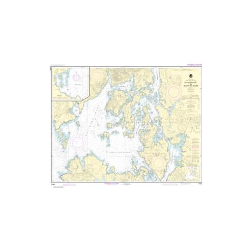 Carte marine NOAA - 17403 - Entrée Davidson et détroit de Sea Otter - Baie d'Edna