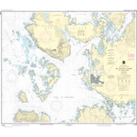 Carte marine NOAA - 17404 - Du chenal San Christoval au cap Lynch