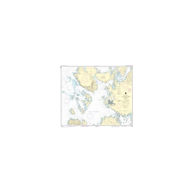 Carte marine NOAA - 17404 - Du chenal San Christoval au cap Lynch