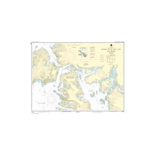Carte marine NOAA - 17407 - Partie nord du détroit de Tlevak et chenal d'Ulloa