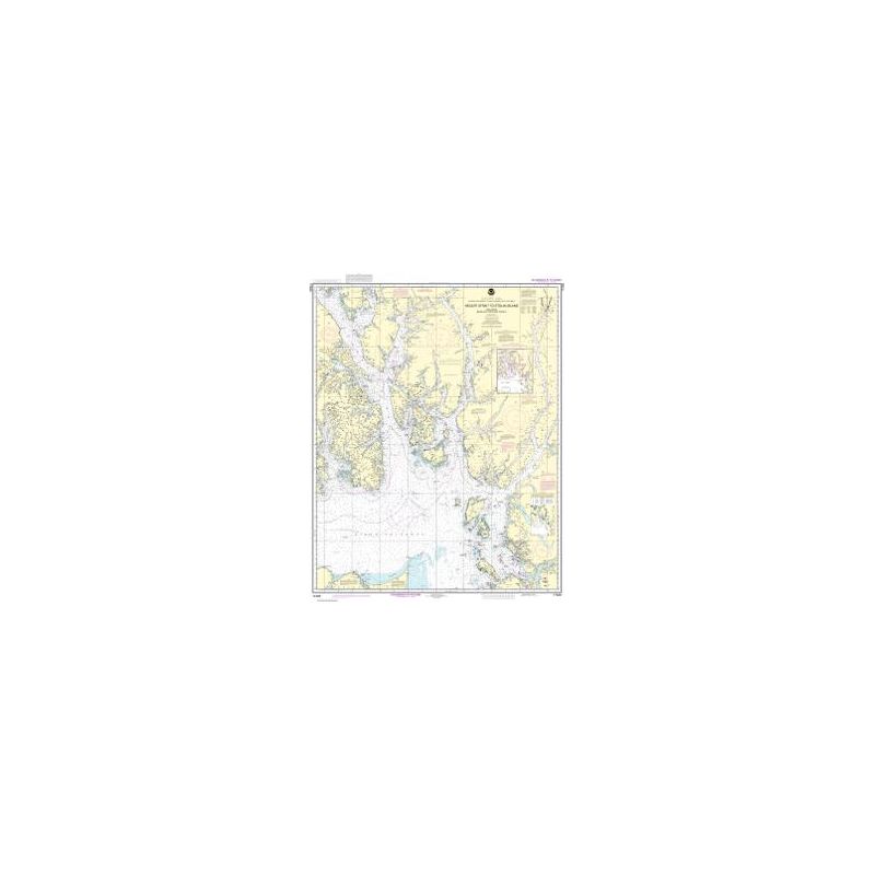 Nautical chart NOAA - 17420 - Hecate Strait to Etolin Island including Behm and Portland Canals