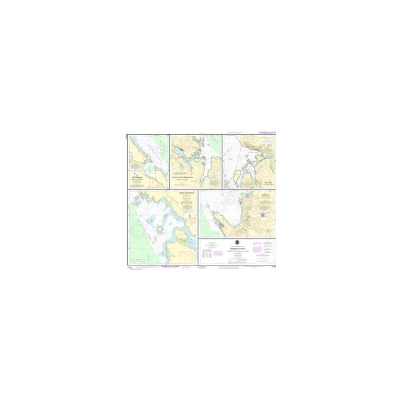 Nautical chart NOAA - 17423 - Harbor Charts-Clarence Strait and Behm Canal - Union Bay-Cleveland Peninsula - Naha Bay-Revillag