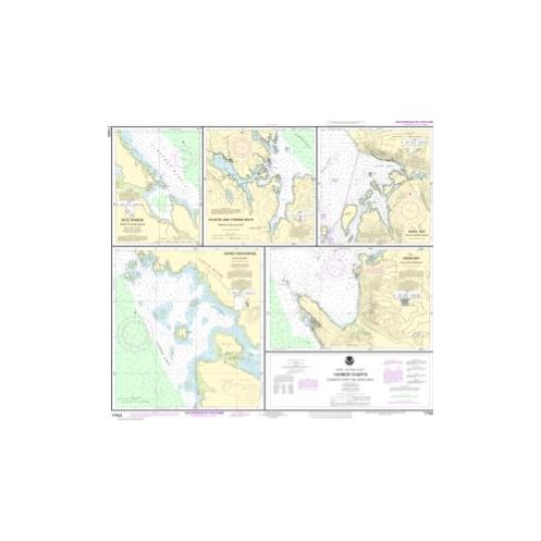 Nautical chart NOAA - 17423 - Harbor Charts-Clarence Strait and Behm Canal - Union Bay-Cleveland Peninsula - Naha Bay-Revillag