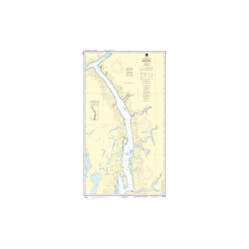 Nautical chart NOAA - 17424 - Behm Canal-Eastern Part