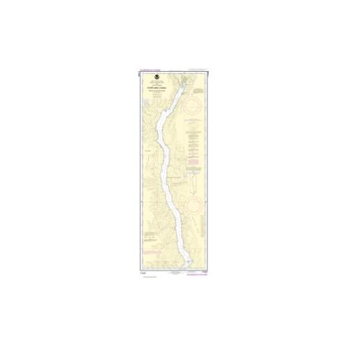 Carte marine NOAA - 17425 - Canal de Portland - Nord de l'île Hattie