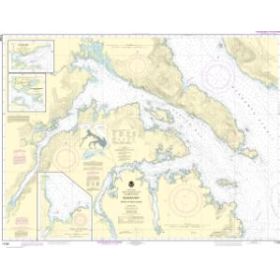 Nautical chart NOAA - 17426 - Kasaan Bay-Prince of Wales Island - Clark Bay - Hollis Anchorage-Eastern Part - Lyman Anchorage