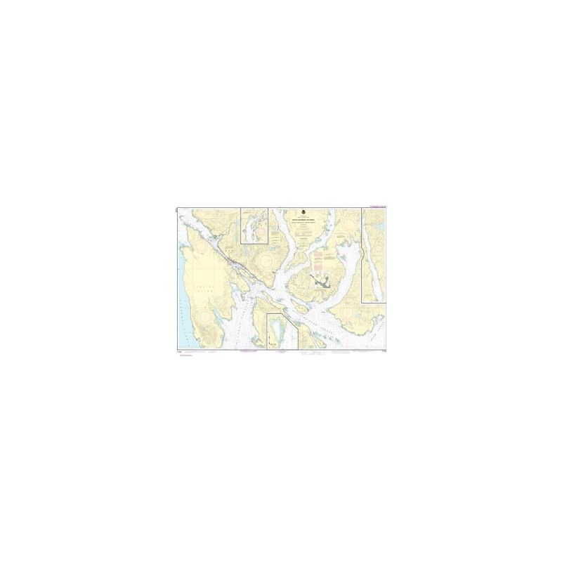 Nautical chart NOAA - 17428 - Revillagigedo Channel-Nichols Passage and Tongass Narrows - Seal Cove - Ward Cove