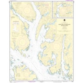 Nautical chart NOAA - 17431 - North end of Cordova Bay and Hetta Inlet