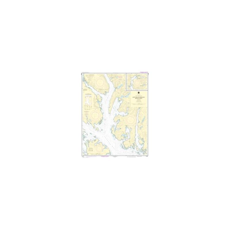 Nautical chart NOAA - 17431 - North end of Cordova Bay and Hetta Inlet
