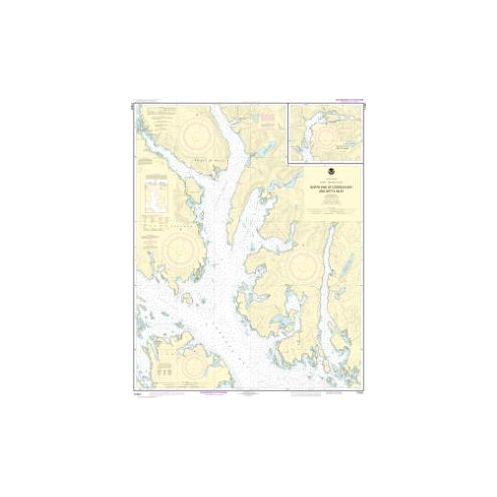 Nautical chart NOAA - 17431 - North end of Cordova Bay and Hetta Inlet