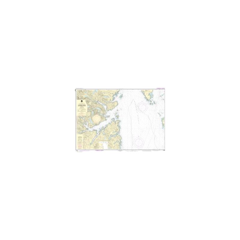 Carte marine NOAA - 17432 - Détroit de Clarence et détroit de Moira