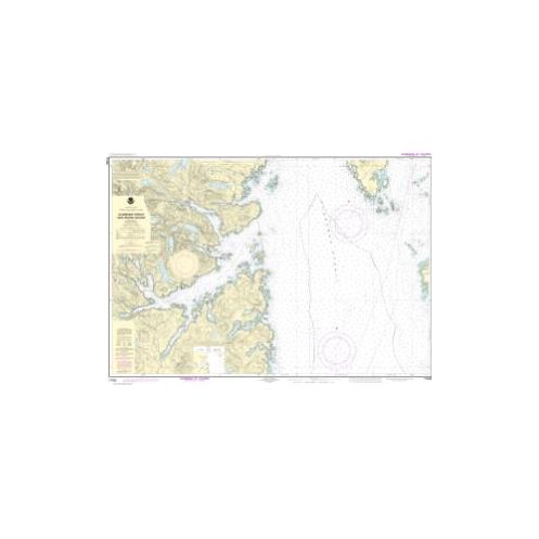 Carte marine NOAA - 17432 - Détroit de Clarence et détroit de Moira