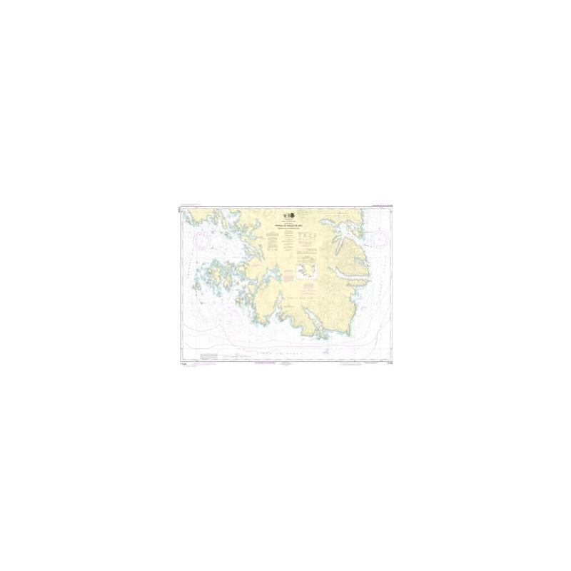 Carte marine NOAA - 17433 - Île du Prince-de-Galles - Baie Kendrick à Shipwreck Point