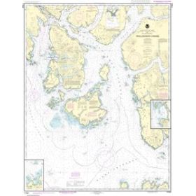 Nautical chart NOAA - 17434 - Revillagigedo Channel - Foggy Bay - Ryus Bay