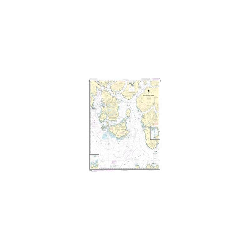 Nautical chart NOAA - 17434 - Revillagigedo Channel - Foggy Bay - Ryus Bay