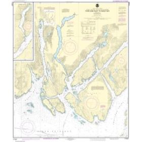 Nautical chart NOAA - 17437 - Portland Inlet to Nakat Bay - Hidden Inlet