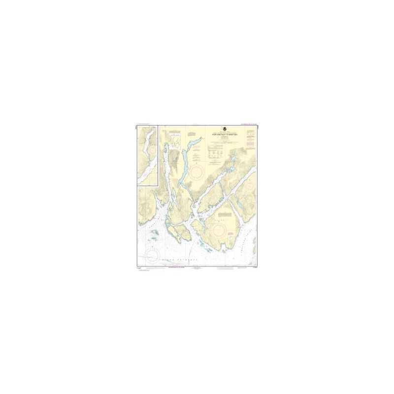 Nautical chart NOAA - 17437 - Portland Inlet to Nakat Bay - Hidden Inlet