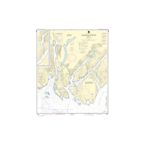 Nautical chart NOAA - 17437 - Portland Inlet to Nakat Bay - Hidden Inlet