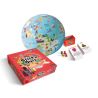 Caly Globe gonflable - Jeu road trip stick and quiz globe 30 cm