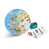 Caly Globe gonflable - Jeu animaux du monde stick and quiz globe 30 cm