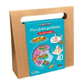 Caly Globe gonflable - Merveilles du monde 42 cm