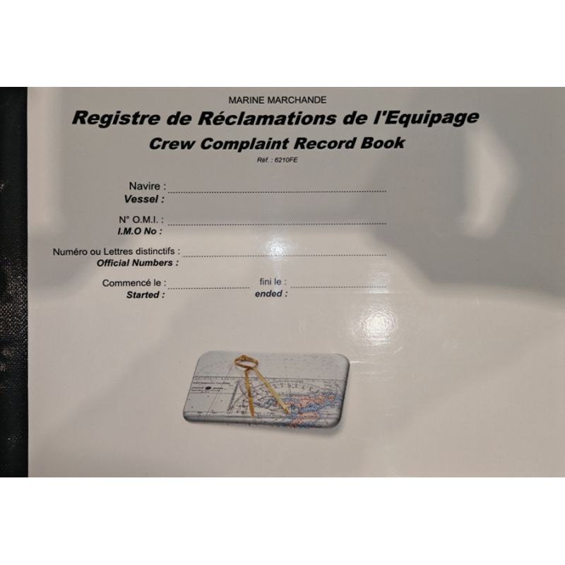 LJB - 6210FE - Registre des Réclamations de l'Equipage - Crew Complaint Record Book