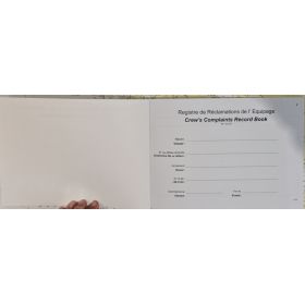 LJB - 6210FE - Registre des Réclamations de l'Equipage - Crew Complaint Record Book