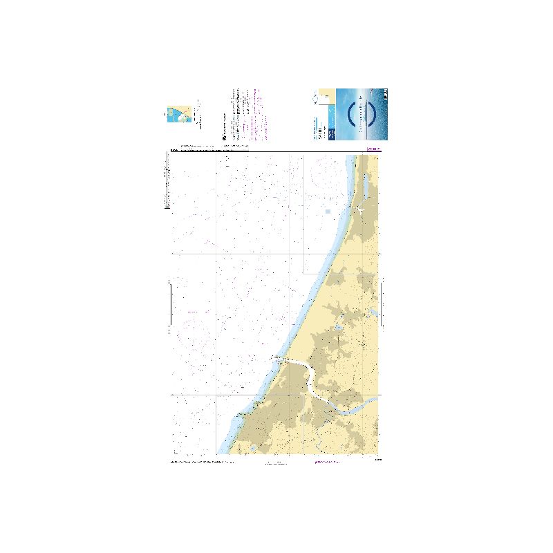 Nautical chart Shom L - 32410L - Approches de Bayonne