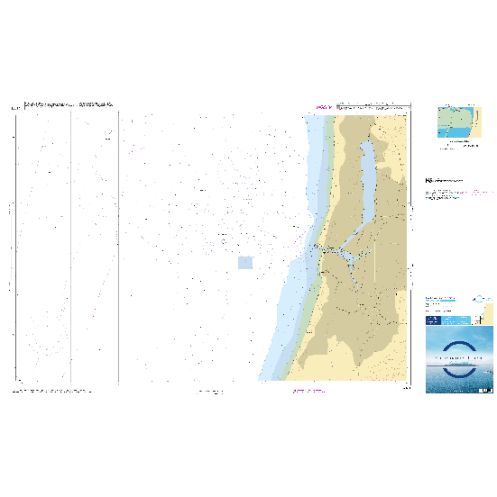 Nautical chart Shom L - 32411L - Abords et port de Capbreton